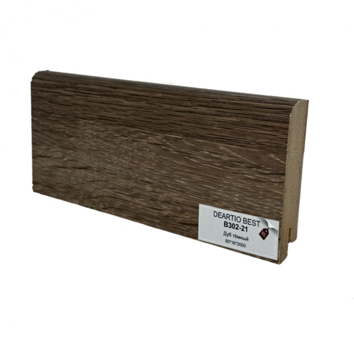 Deartio плинтус Дуб темный B302-21