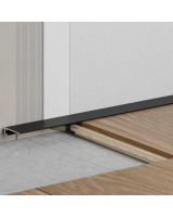 Микроплинтус Лайн Ликорн С-05-25-3 чёрный