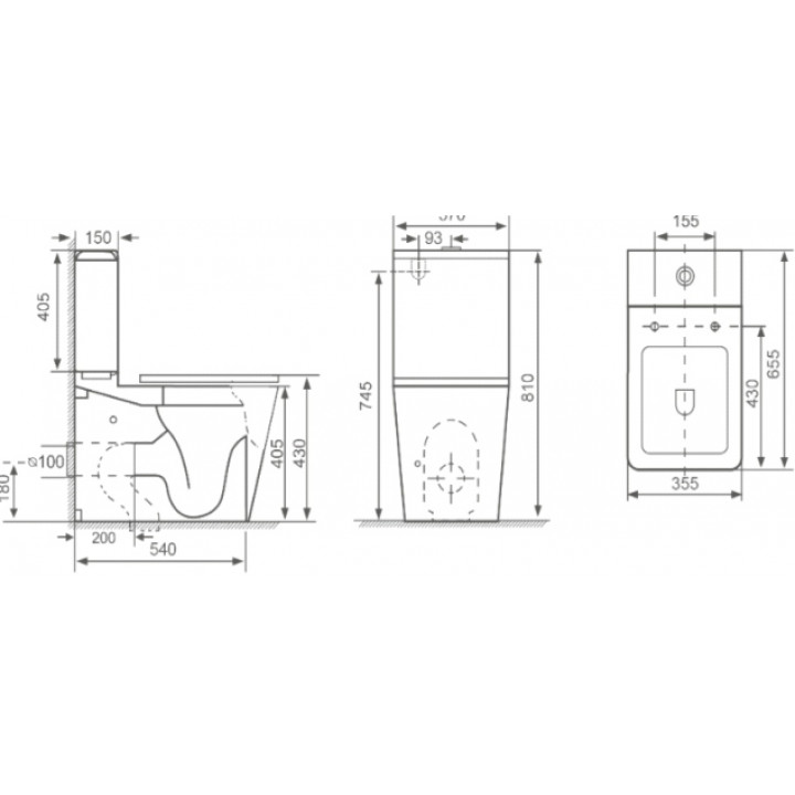 Унитаз напольный монолит ROYCE Smart | Купить Унитаз напольный монолит ...