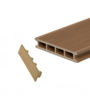 Торцевая заглушка Grinderdeco пластик для доски 150мм ДПК