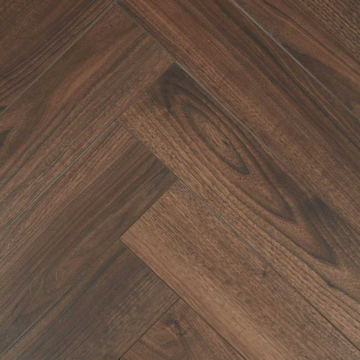 Primavera каменно полимерный SPC ламинат Herringbone Click SPC 3290 Орех Американский Браш